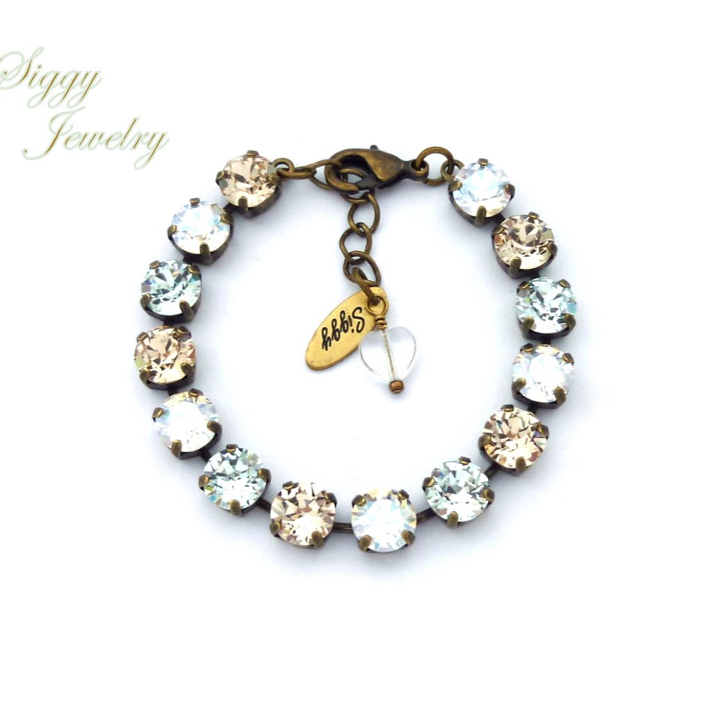 Swarovski Crystal Moonstruck Bracelet, Pale Blue